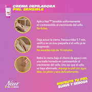 Nair Crema Depilatoria Para Piel Sensible 150Ml - Farmacias Arrocha