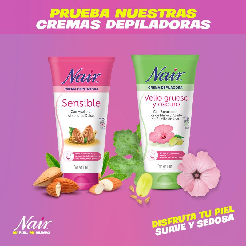 Nair Crema Depilatoria Para Piel Sensible 150Ml - Farmacias Arrocha
