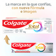 Pasta Dental Colgate Total 12 Clean Mint 75 ml - Farmacias Arrocha