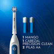 Cepillo de dientes Eléctrico, Oral - B Power, Cabezal Redondo Precision Clean, Blanco - Farmacias Arrocha