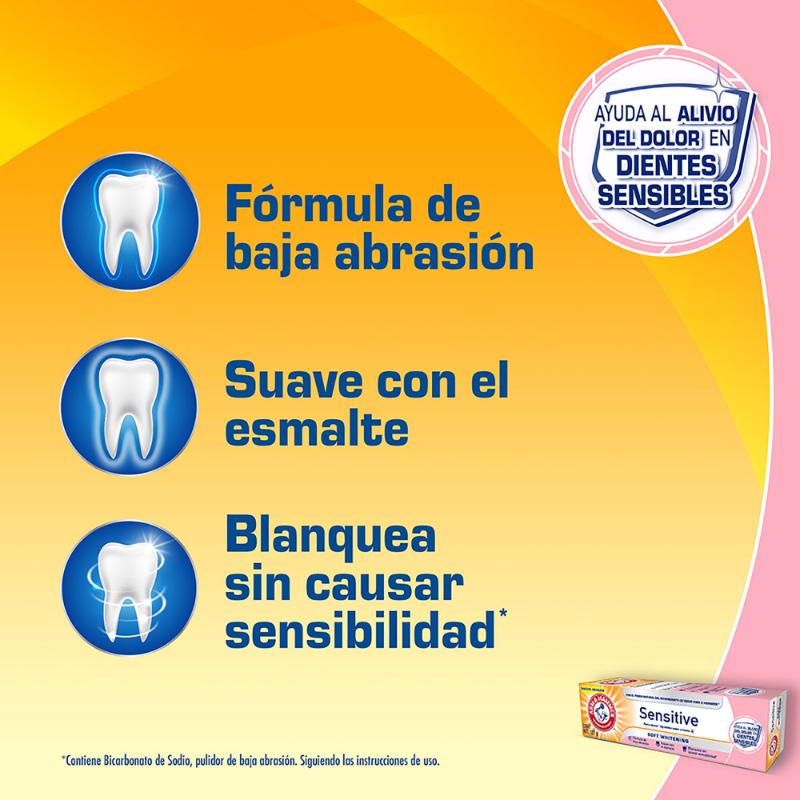 Arm & Hammer Pasta Dental Advance White Sensitive Pasta Dental - Farmacias Arrocha