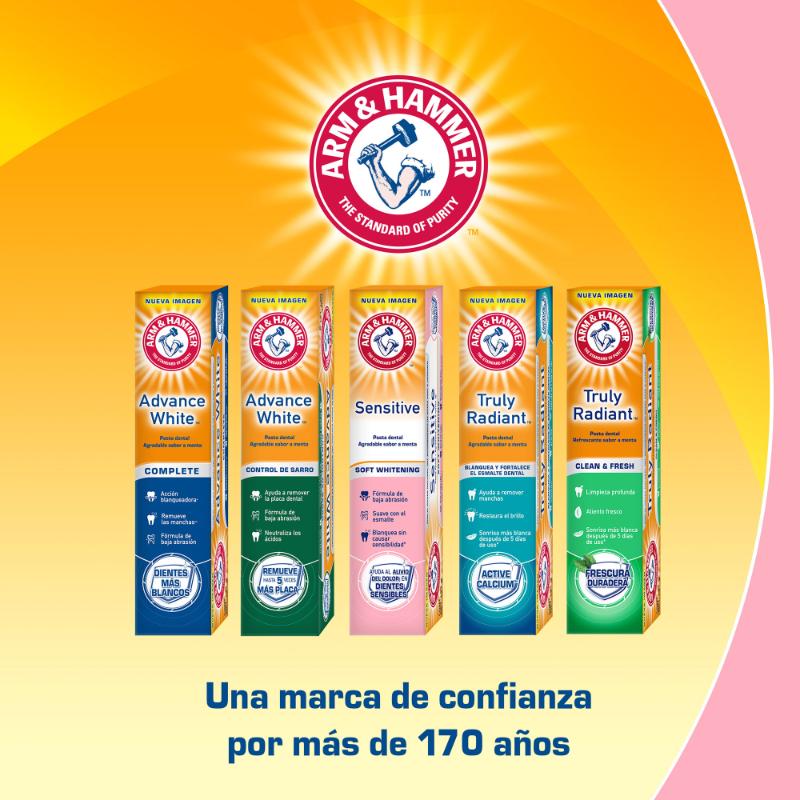 Arm & Hammer Pasta Dental Advance White Sensitive Pasta Dental - Farmacias Arrocha