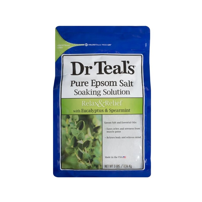 Dr Teals Sal De Baño De Epsom Pura De Eucalipto 3Lbs - Farmacias Arrocha