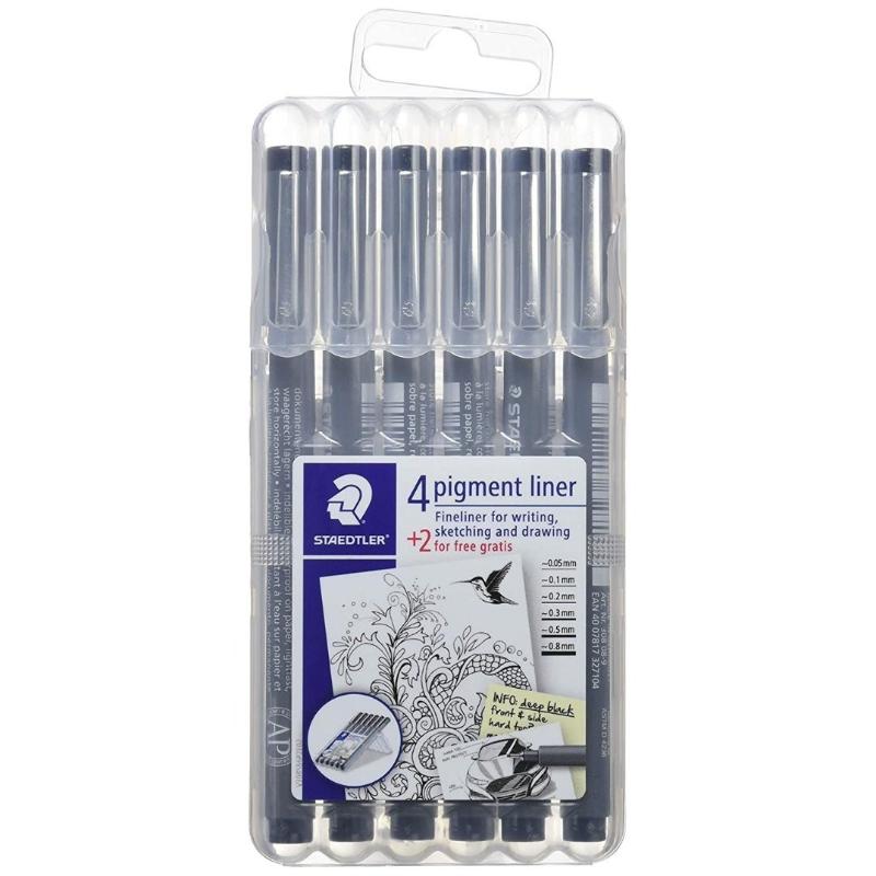 Staedtler Estuche de Plumillas Negras 6U - Farmacias Arrocha
