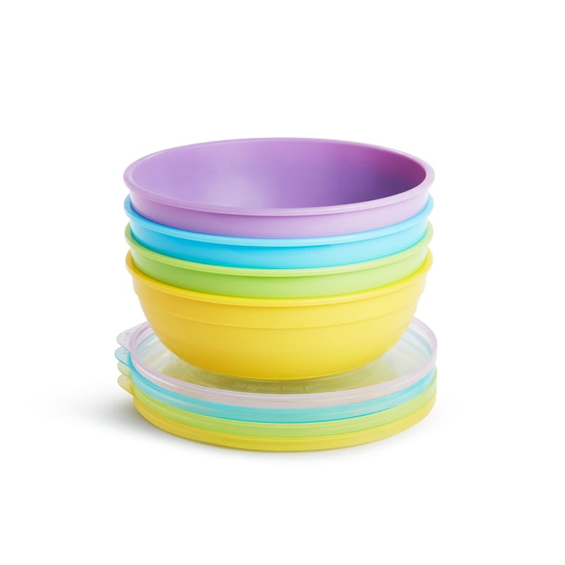 Munchkin Set 4 Bowl Con Tapas Y 2 Cucharas - Farmacias Arrocha