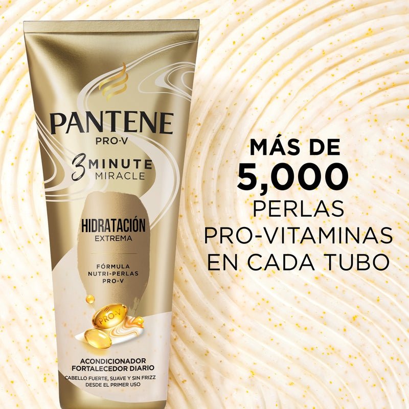 Acondicionador Fortalecedor Diario Pantene Pro - v 3 Minute Miracle Hidratación Extrema 170 ml - Farmacias Arrocha