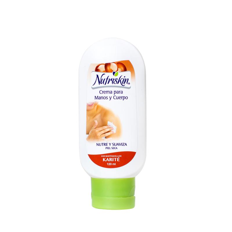 Nutriskin Cr Manos/Cuerpo Karité 120Ml - Farmacias Arrocha