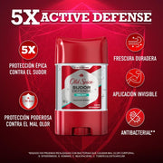 Gel Antitranspirante Old Spice Sudor Defense Pure Sport 80 g - Farmacias Arrocha