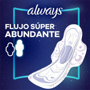 Toallas Femeninas, Always Suave Nocturna 22 Unidades - Farmacias Arrocha