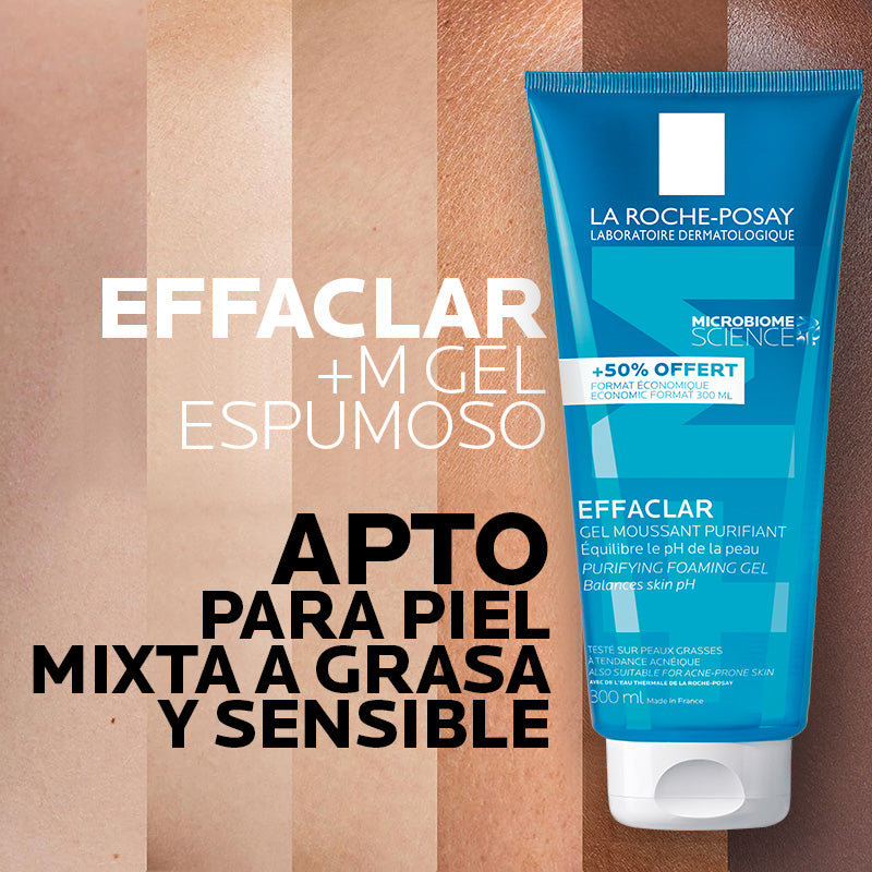 La Roche Posay Effaclar Gel Limpiador Para Piel Grasa 300Ml - Farmacias Arrocha