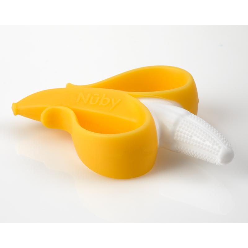 Nuby Masajeador de Dientes P/Bebé (Banana) - Farmacias Arrocha