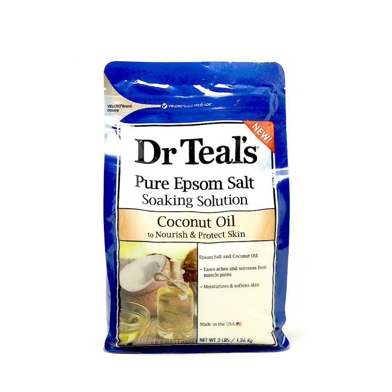 Dr Teals Sal De Baño De Epsom Pura De Aceite De Coco 3 Lbs - Farmacias Arrocha