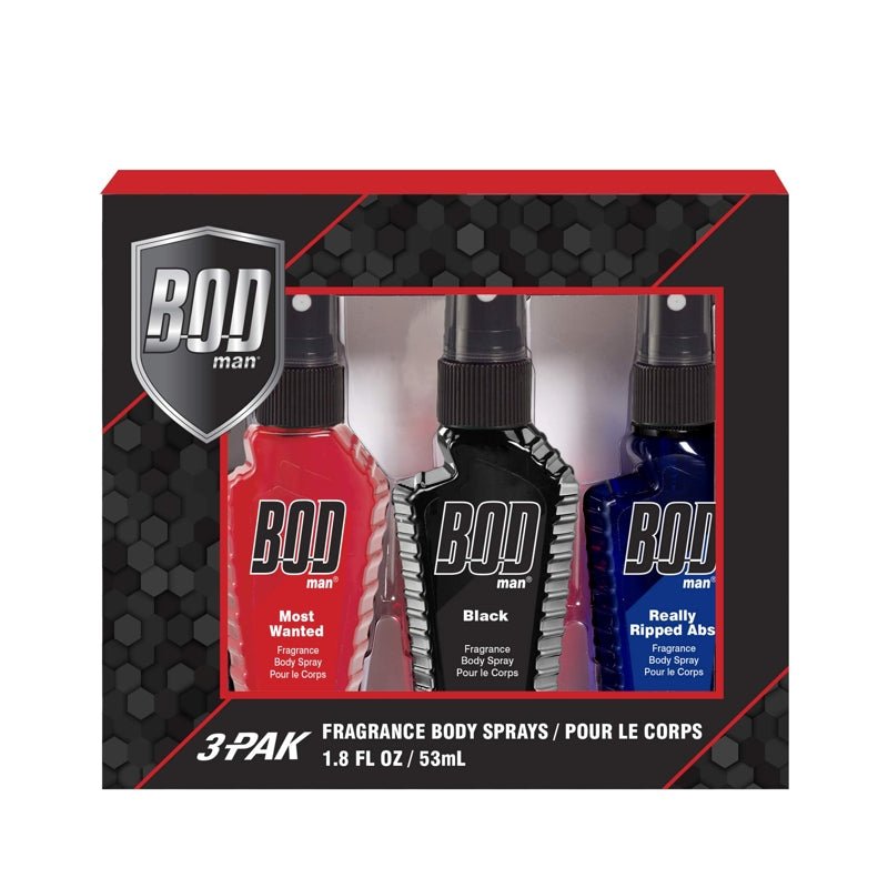 BOD Set De 3 Body Spray Para Caballero - Farmacias Arrocha