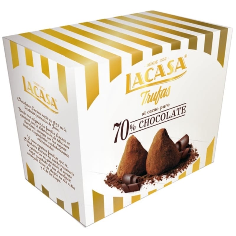 LaCasa Trufas Lcas Cacao Puro 70%Choco 150G - Farmacias Arrocha