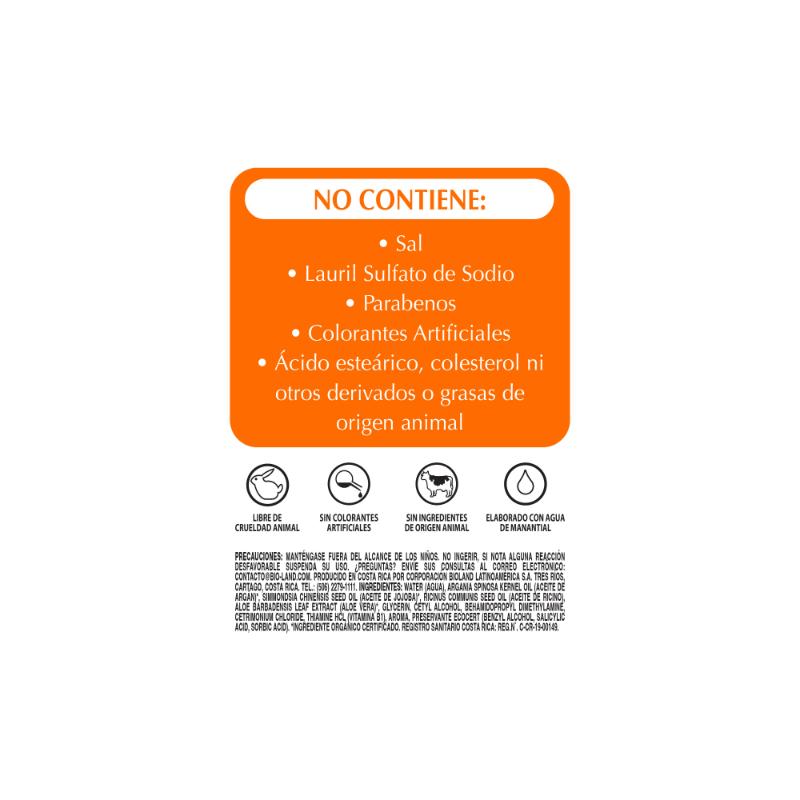Bioland Acondicionador Volumen Argán con Vit B1 400Ml - Farmacias Arrocha