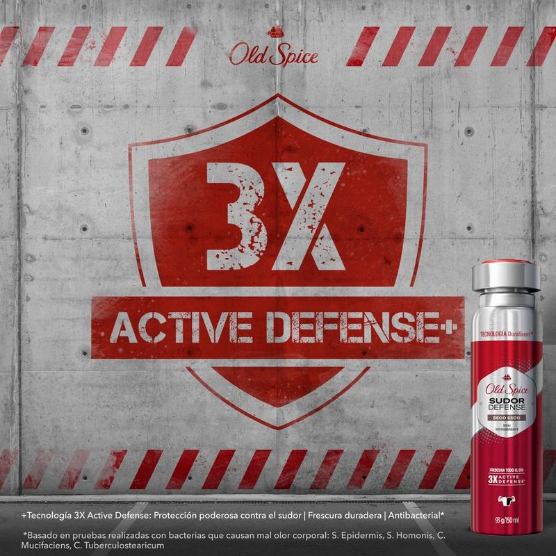 Spray Antitranspirante Old Spice Sudor Defense Seco Seco 93 g - Farmacias Arrocha