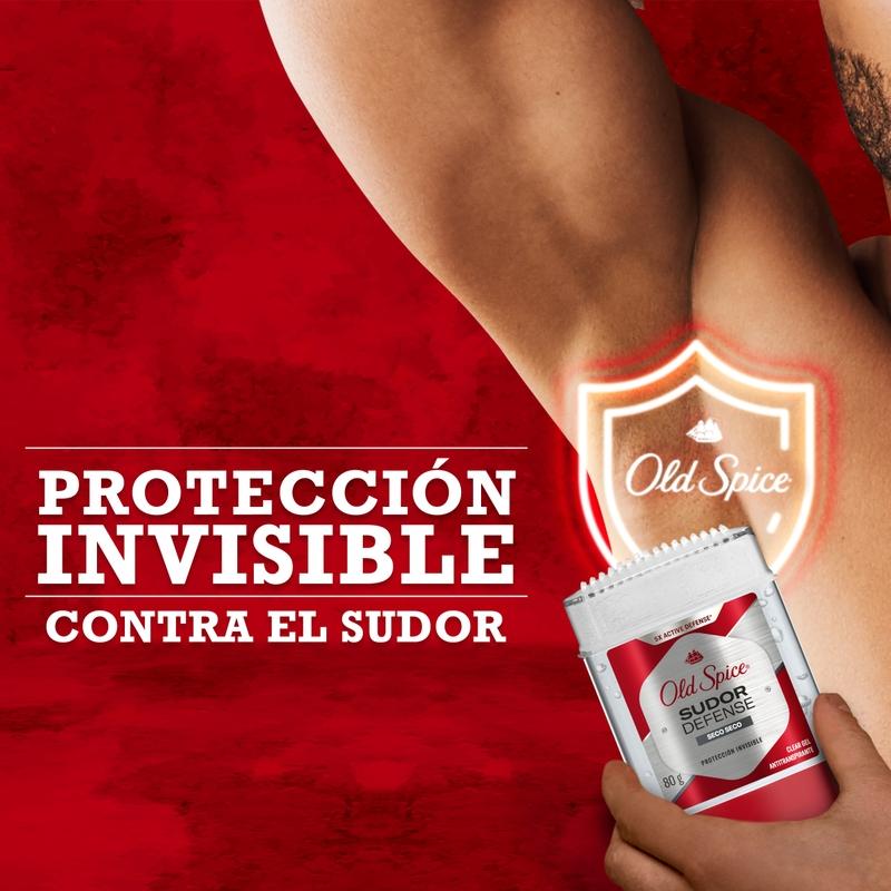 Gel Antitranspirante Old Spice Sudor Defense Seco Seco 80 g - Farmacias Arrocha