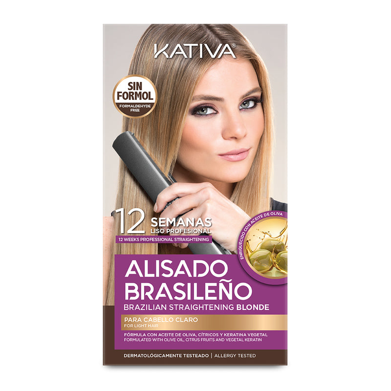 Kativa Kit Alisado Brasileño Blonde - Farmacias Arrocha
