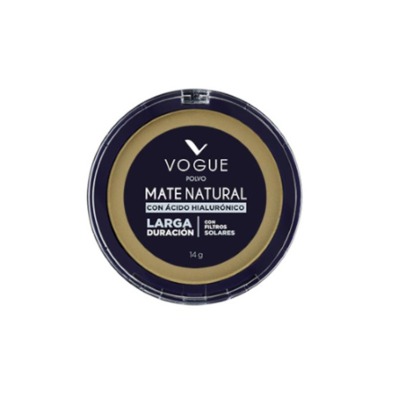 Vogue Polvo Compacto Mate Natural Con ácido Hialurónico - Farmacias Arrocha