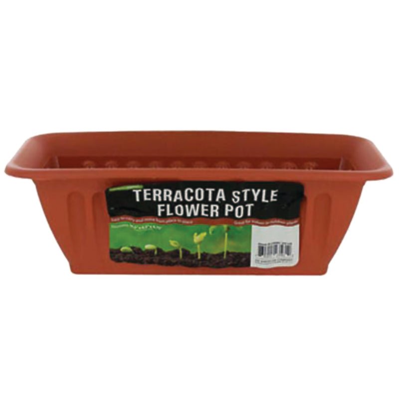 Pote Rectangular Plástico 24"x8"x6" - Farmacias Arrocha
