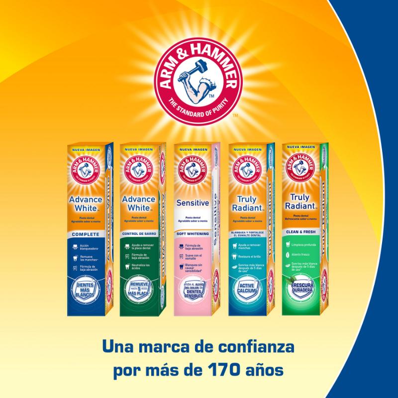 Arm & Hammer Pasta Dental Truly Radiant 121Gr - Farmacias Arrocha