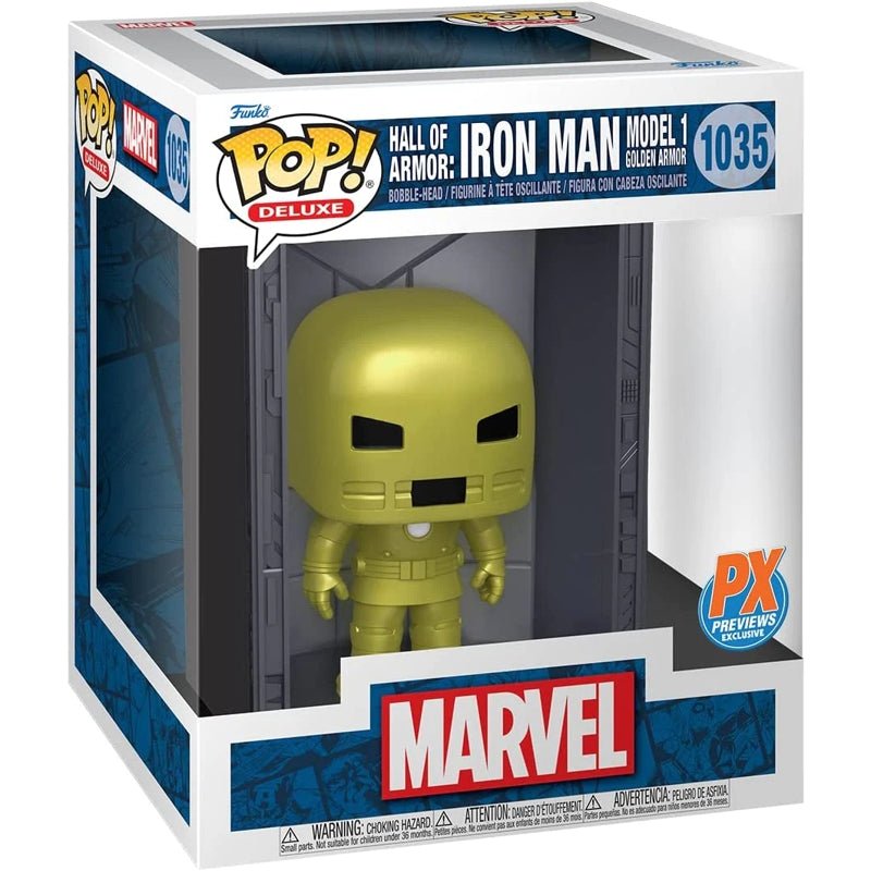 Funko Pop Deluxe Marvel Hall Of Iron Man Px - Farmacias Arrocha