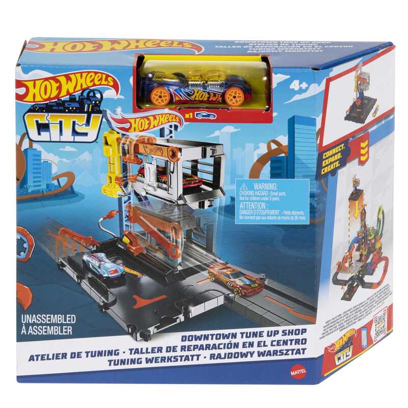 Hot Wheels City Pista De Juguete Taller De Reparaciones - Farmacias Arrocha