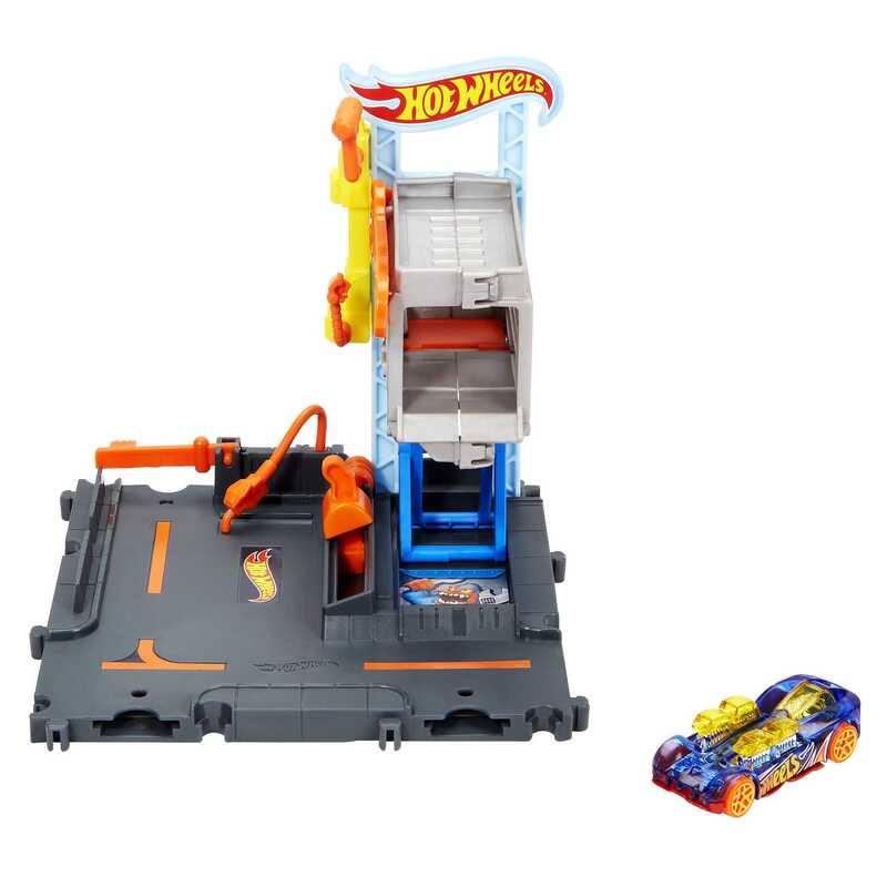 Hot Wheels City Pista De Juguete Taller De Reparaciones - Farmacias Arrocha