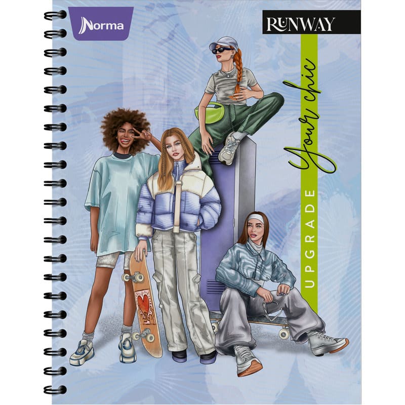 Norma Libreta Doble Espiral Grande RunAway 5 Materials - Farmacias Arrocha