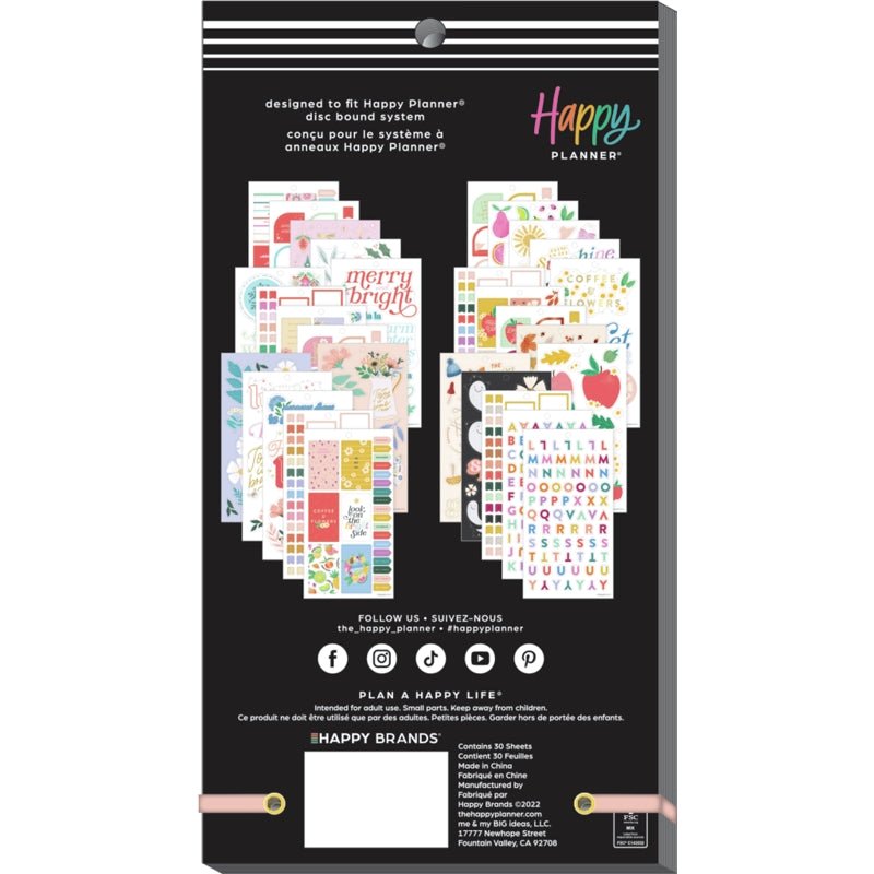 Happy Planner Hojas De Stickers Seasonal Whishmy 769 Pzas - Farmacias Arrocha