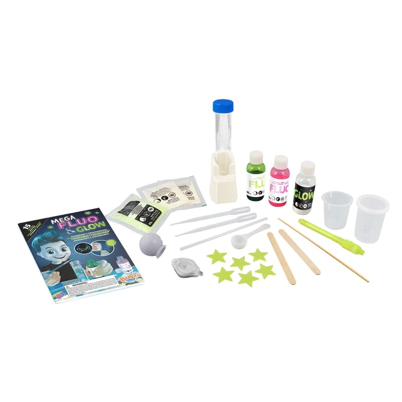 Buki Mega Fluo & Glow 15 Experimentos - Farmacias Arrocha