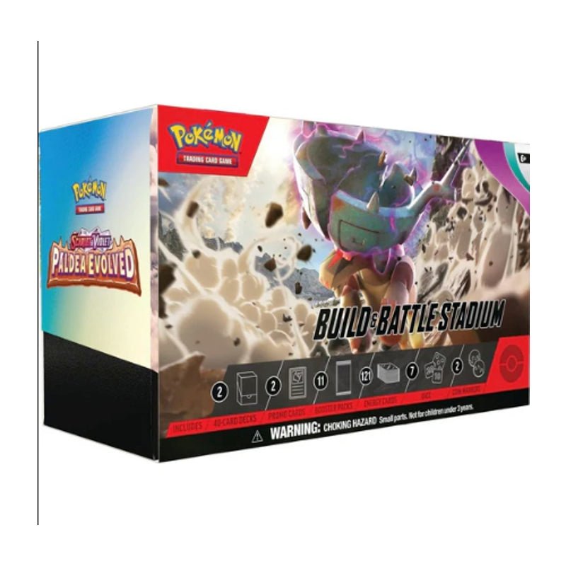 Pokémon Paldea Evolved Build Battle Stadium - Farmacias Arrocha