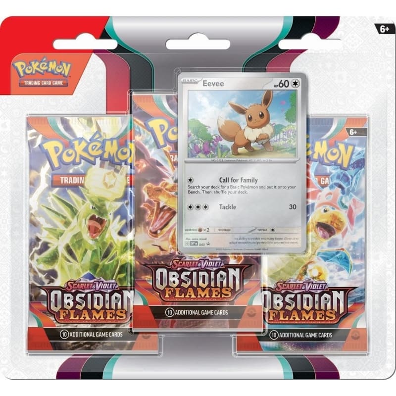 Pokémon Obsidian Flames 3 Booster Blister - Farmacias Arrocha