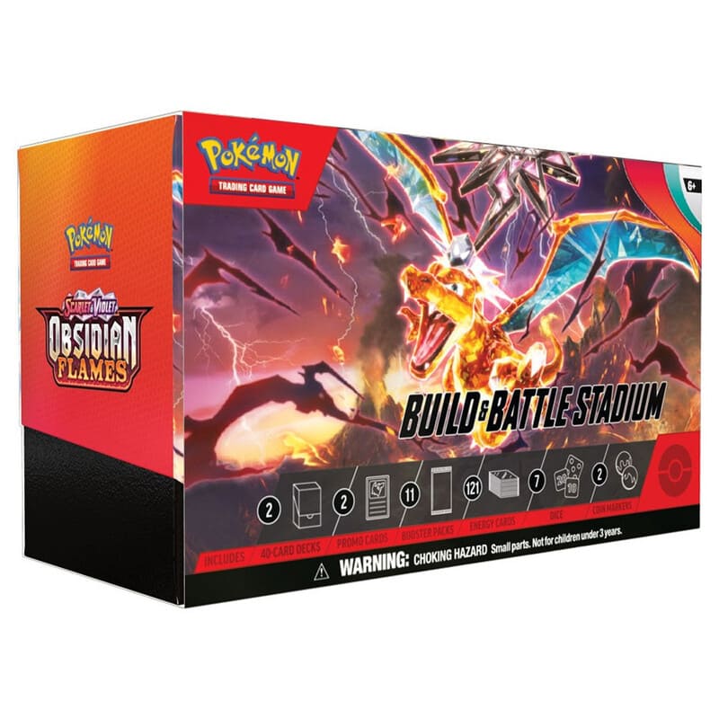 Pokemon Cards Obsidian Flames Build & Battle Stadium - Farmacias Arrocha
