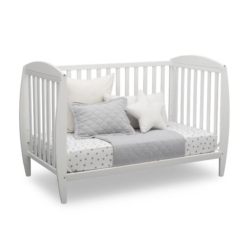 Delta Children Cuna Taylor 4 En 1 Convertible En Color Blanca - Farmacias Arrocha