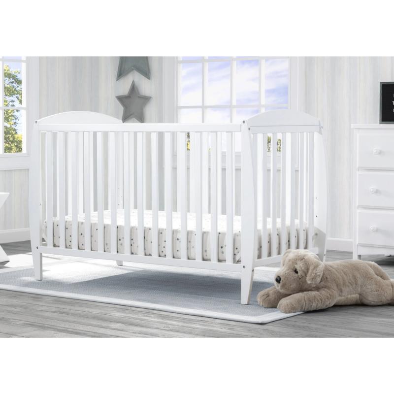 Delta Children Cuna Taylor 4 En 1 Convertible En Color Blanca - Farmacias Arrocha