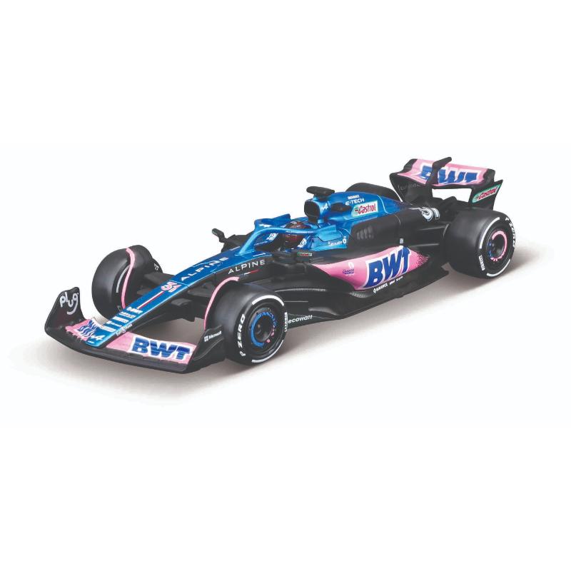 Bburago 1:43 Race BWT Alpine F1 Team A523 (2023) Esteban Ocon - Farmacias Arrocha