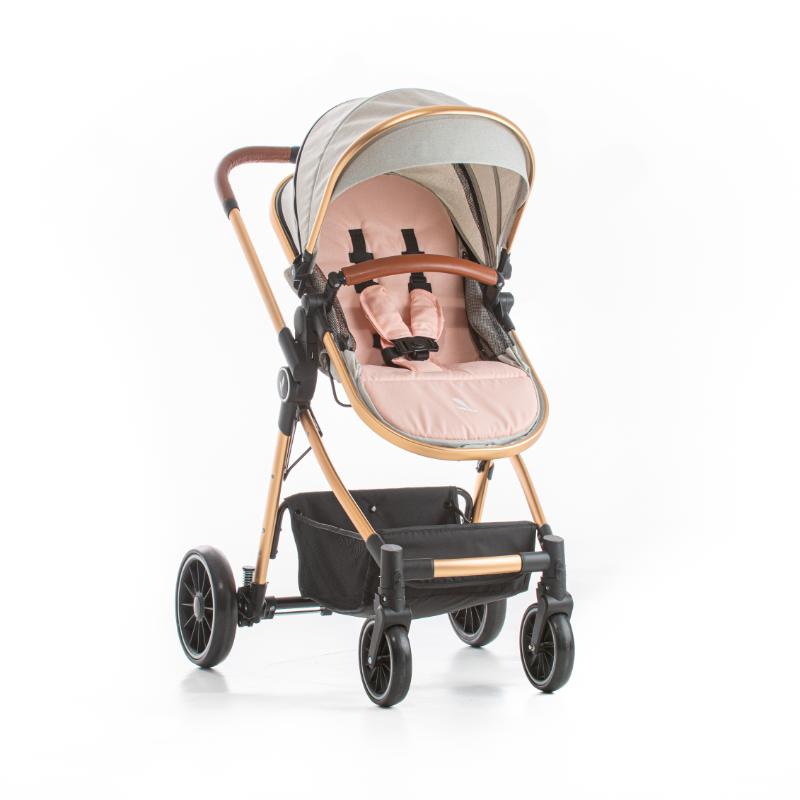Premium Baby Coche 3 En 1 Mike Gris Rosado - Farmacias Arrocha