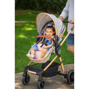 Premium Baby Coche 3 En 1 Mike Gris Rosado - Farmacias Arrocha