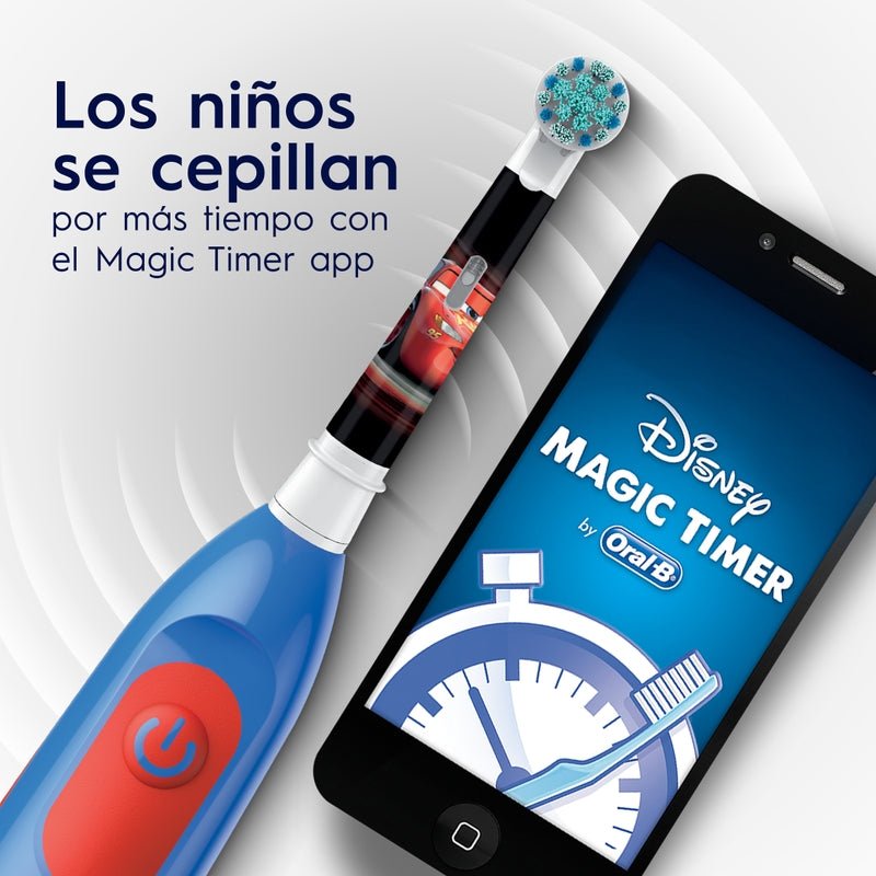 Cepillo de dientes Eléctrico Oral - B Disney Pixar Cars 1 Unidad - Farmacias Arrocha