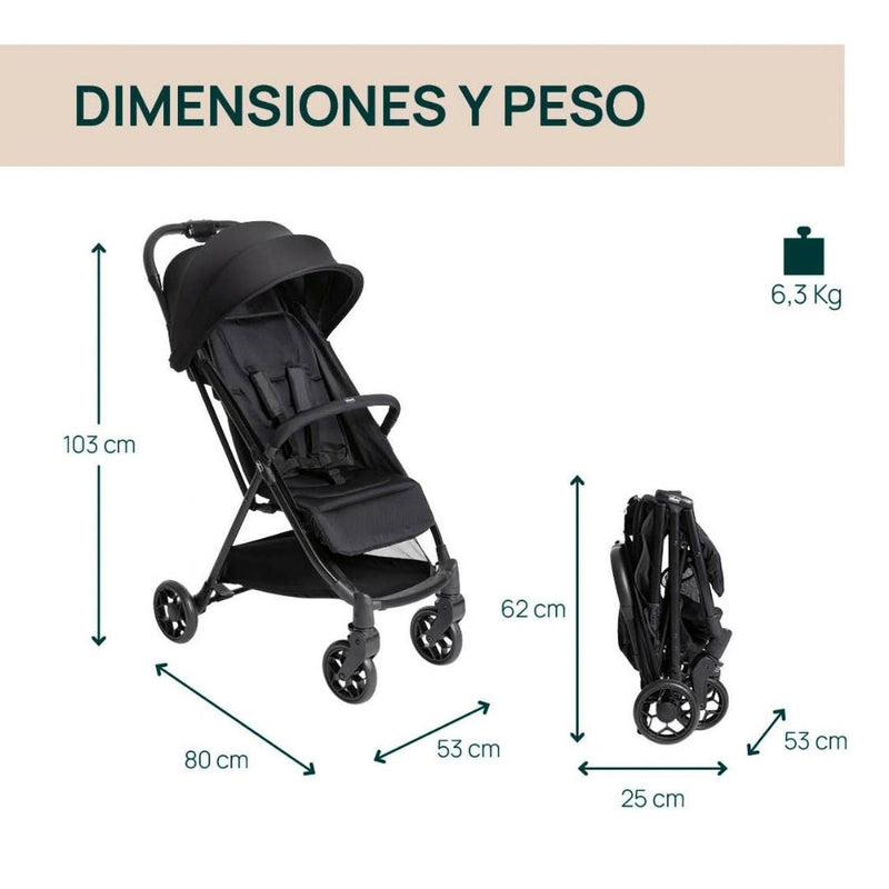 Coche de Paseo Chicco Urbino - Black