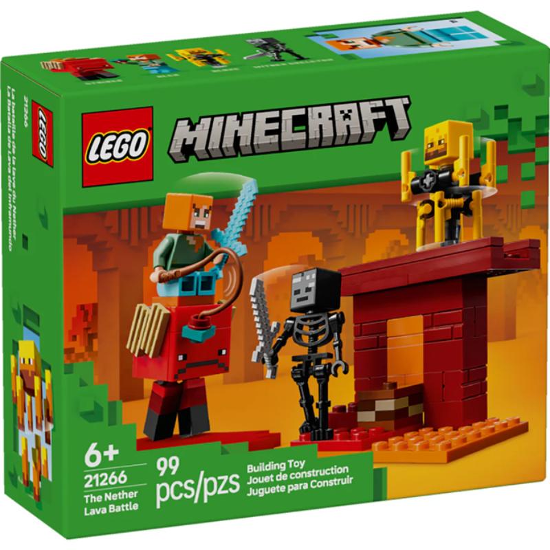 Lego Minecraft La Batalla de Lava del Inframundo - Farmacias Arrocha