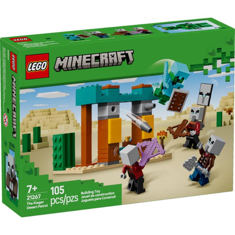 Lego Minecraft La Ptrulla del Desierto de los Maldeanos - Farmacias Arrocha