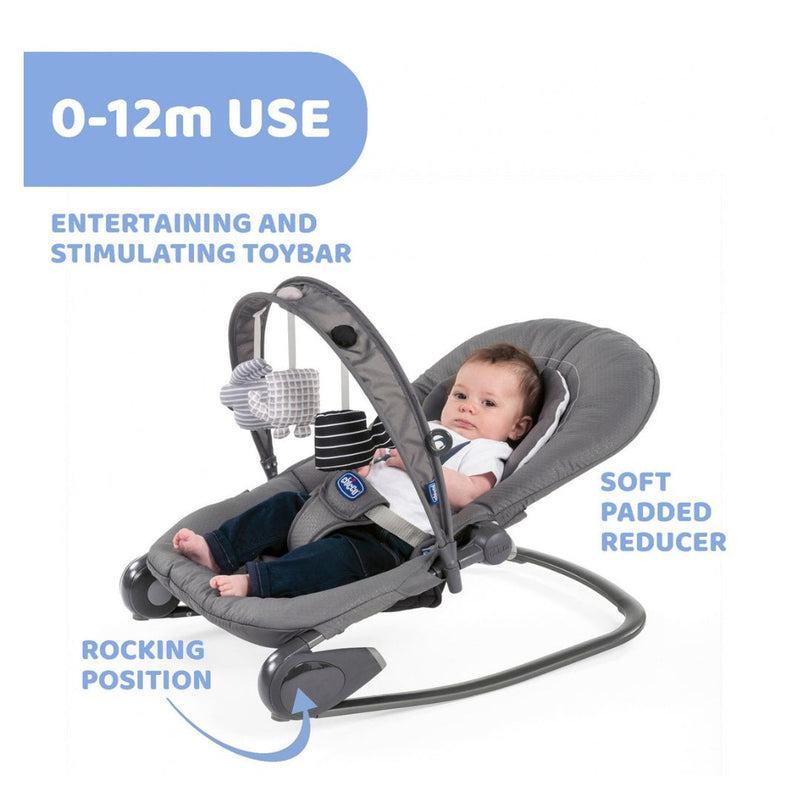 Bouncer Evolutiva Hoopla Moon Grey Chicco