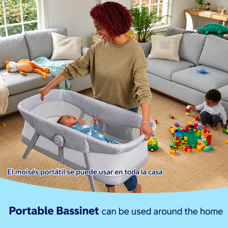 Graco Moisés Portátil 2 en 1 DreamMore Gris