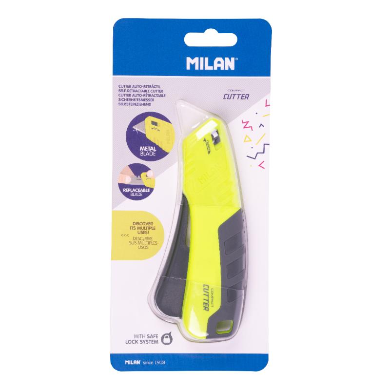 Milan Blister Cutter Compact Amarillo - Farmacias Arrocha