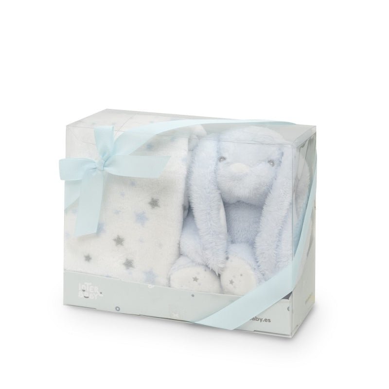 Set de regalo Peluche y Manta Conejo Azul - Farmacias Arrocha