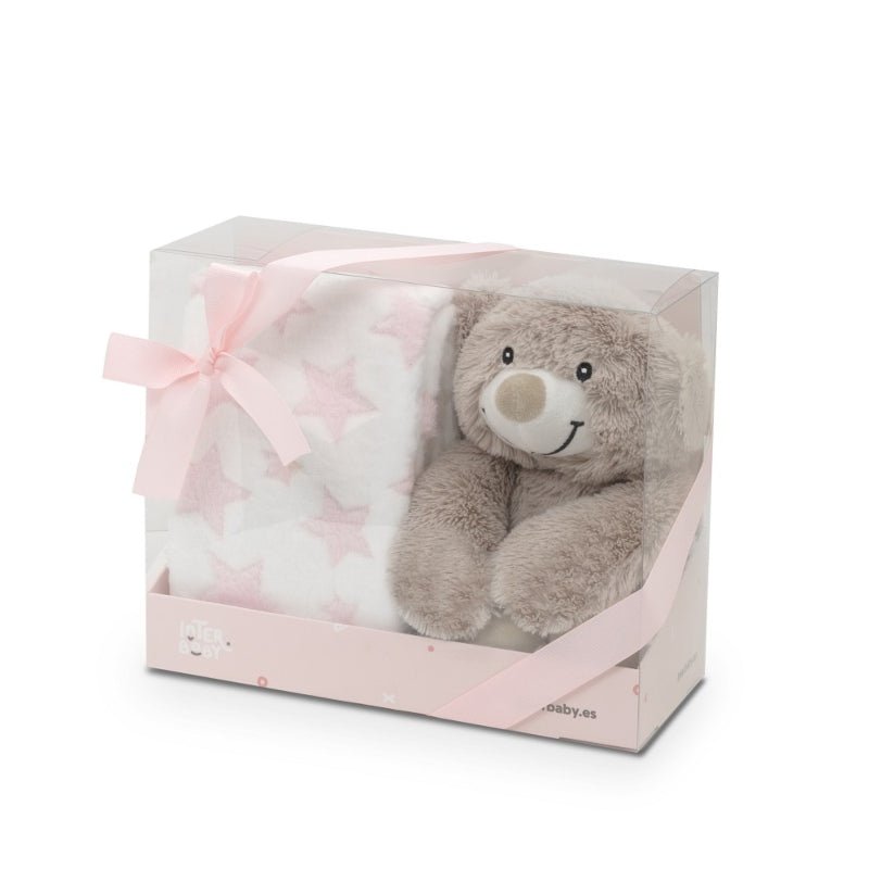 Set de regalo Peluche y Manta Rosa - Farmacias Arrocha
