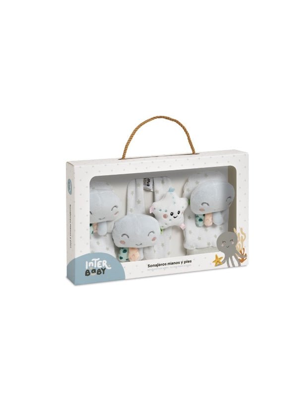 Set Sonajeros Para Pies y Muñecas Mod Pulpo - Farmacias Arrocha