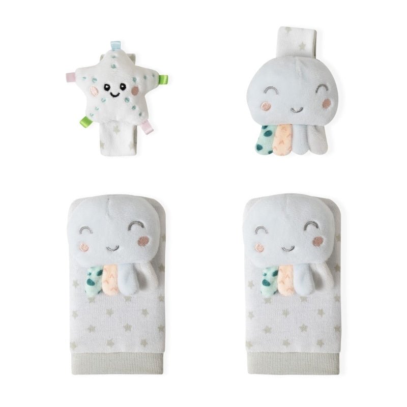 Set Sonajeros Para Pies y Muñecas Mod Pulpo - Farmacias Arrocha